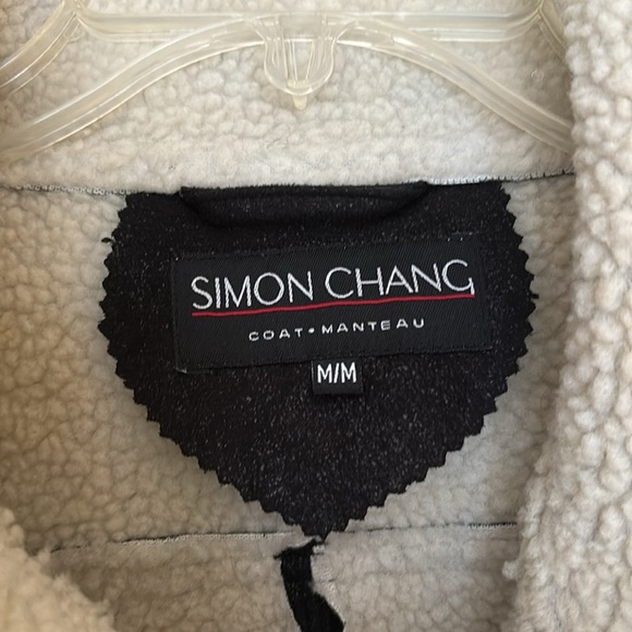 Simon Chang Black Sherpa Jacket - Picture 2 of 6